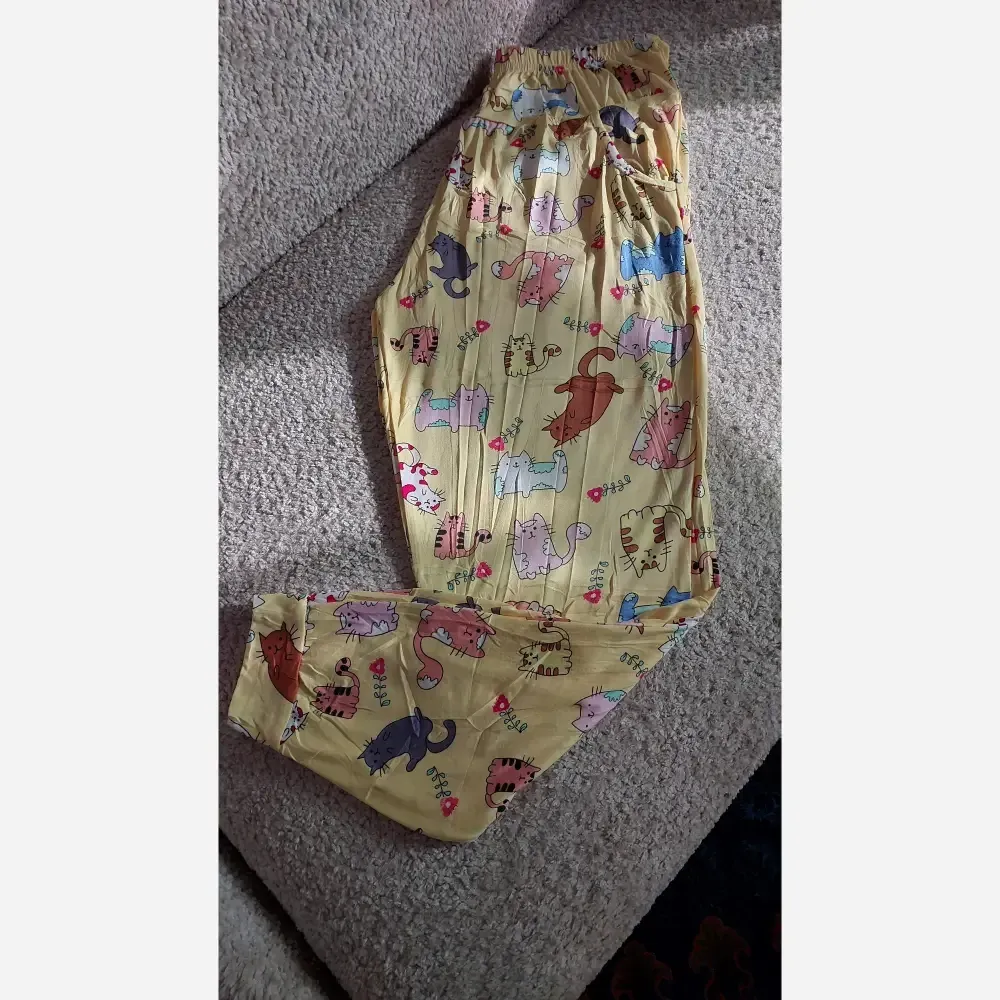 شلوار راحتی طرح عروسکی زنانه برند لیدی سایز 36 تا 48 پارچه خنک و لطیف