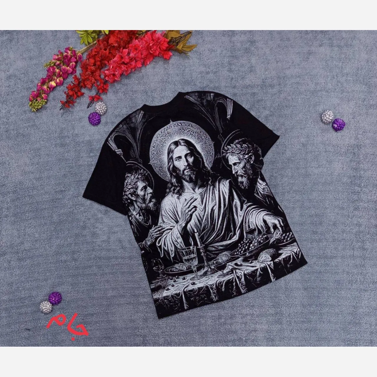 تیشرت باکسی اسپرت سوپر نخ پنبه28 پشت چاپ