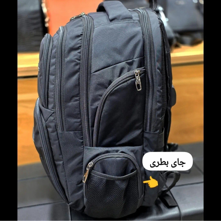 کوله پشتی دانشجویی و دبیرستانی اکولاک پارچه ریپس کرهای جای لپتاپ