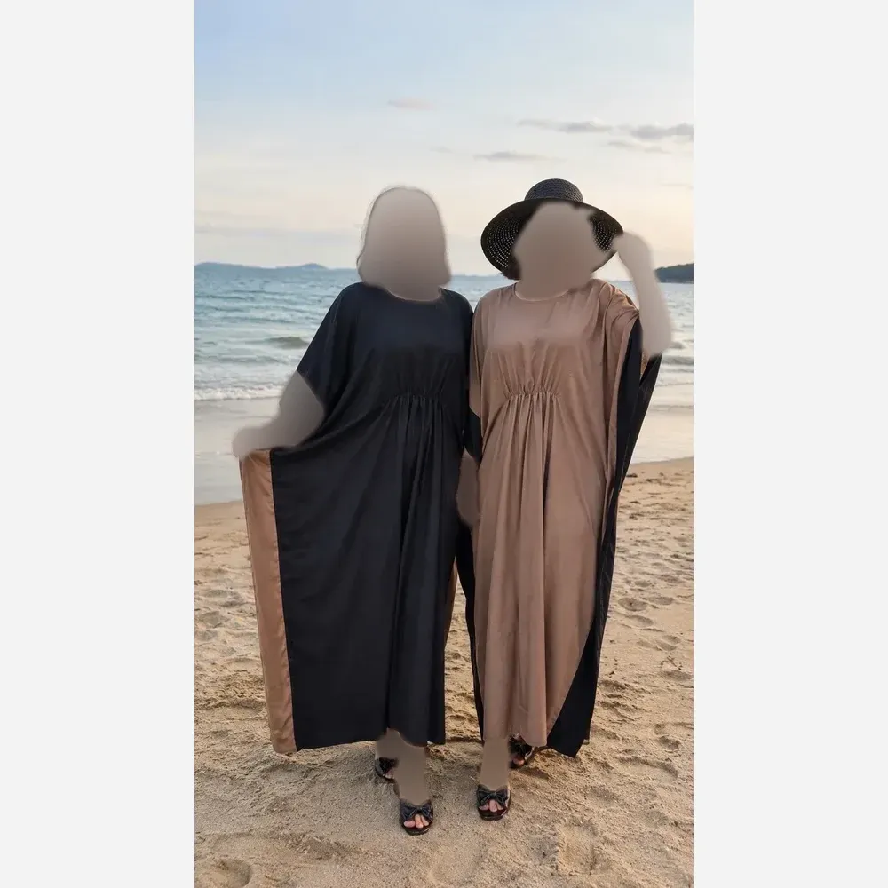 پانچ نخی سایز بزرگ زنانه خنک و آزاد مناسب ساحل و مهمونی