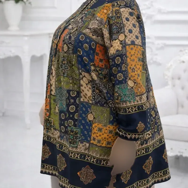 تونیک بیگ سایز اندونزی چهل تیکه نخی آزاد و خنک سایز بزرگ