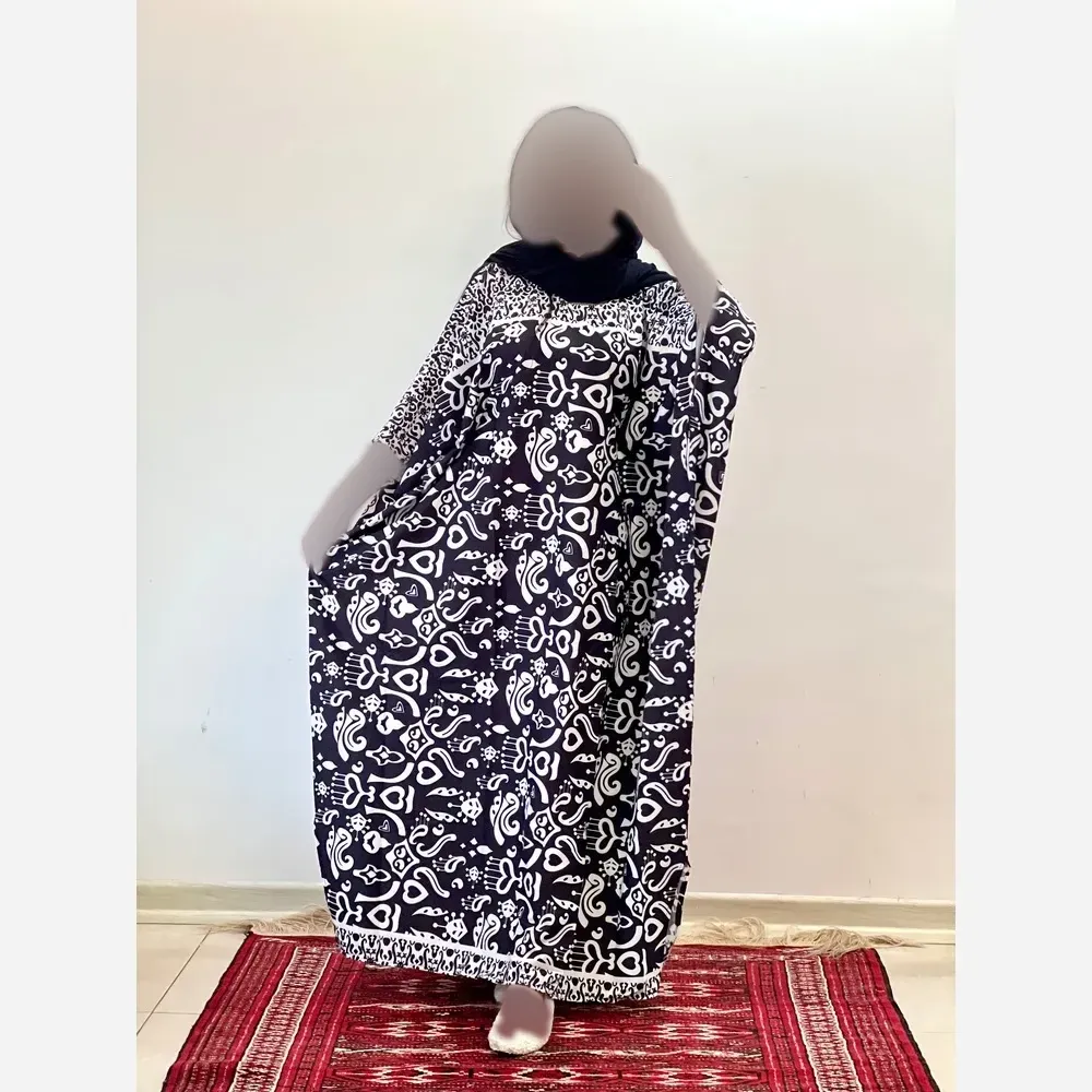 ساحلی خفاشی بوگاتی کرپ نخ فری سایز 38 تا 50 قد 135