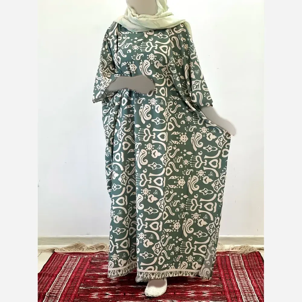 ساحلی خفاشی بوگاتی کرپ نخ فری سایز 38 تا 50 قد 135