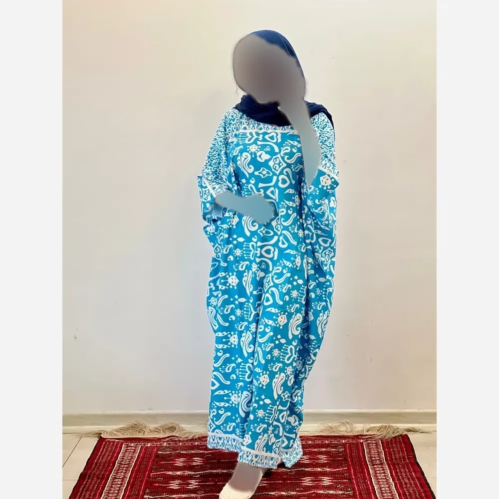 ساحلی خفاشی بوگاتی کرپ نخ فری سایز 38 تا 50 قد 135