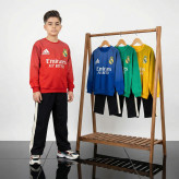 بلوز و شلوار پسرانه طرح رئال مادرید جنس پنبه سوپر