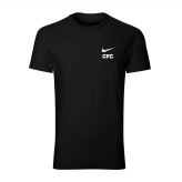 تیشرت آستین کوتاه مردانه طرح CFC مدل Y 9799 مشکی یقه گرد مناسب چهار فصل