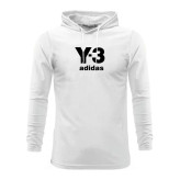 تیشرت آستین بلند مردانه طرح Y3 مدل U4789 کلاه دار نخی اعلا در دو رنگ مشکی و سفید سایز L XL 2XL