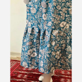 ساحلی گلدار خنک و تابستانه جنس فلور بوگاتی فری سایز
