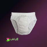 شورت اسلیپ مردانه صددرصد نخی رنگ طبیعی پنبه سایز M تا 3XL