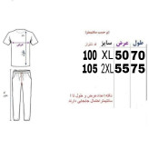 ست تیشرت و شلوار مردانه مشکی مدل OMAD و آدیداس سه خط