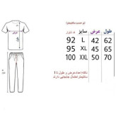 ست پولوشرت و شلوار مشکی مردانه جنس پارچه زهره لاکرادار مناسب ورزش و روزمره