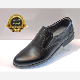 کفش چرم اسپرت مردانه مدل رویال مشکی اداری مجلسی روزمره