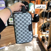 کیف دستی مردانه چرم صنعتی ضخیم دو خانه بند دستی