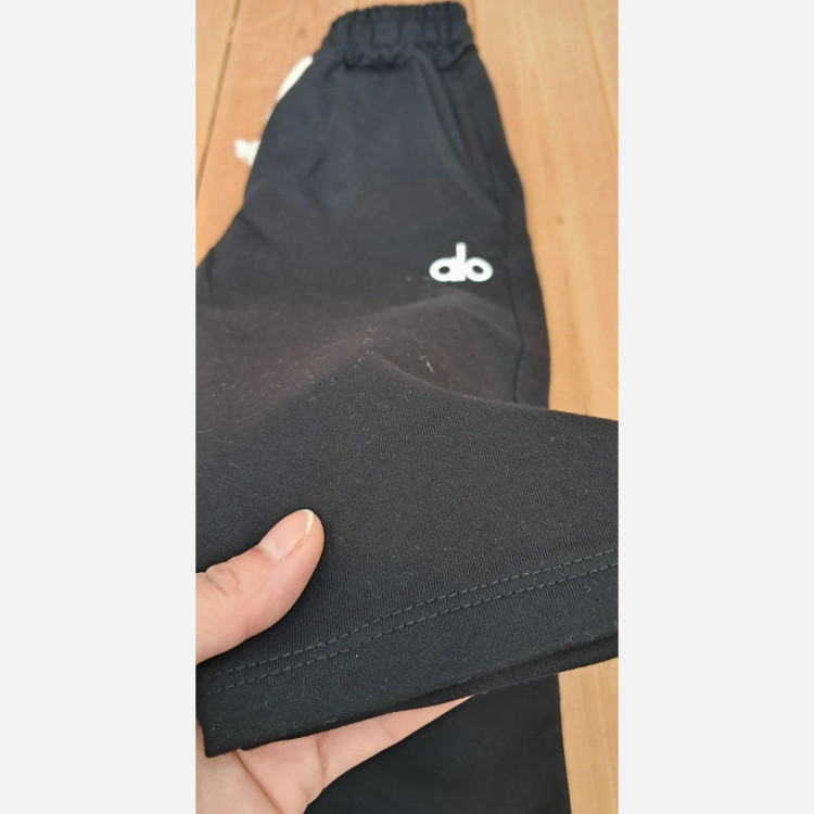 شلوار اسلش پنبه سوپر گلکسی اسپرت بچگانه رنگ مشکی سایز 50 تا 95