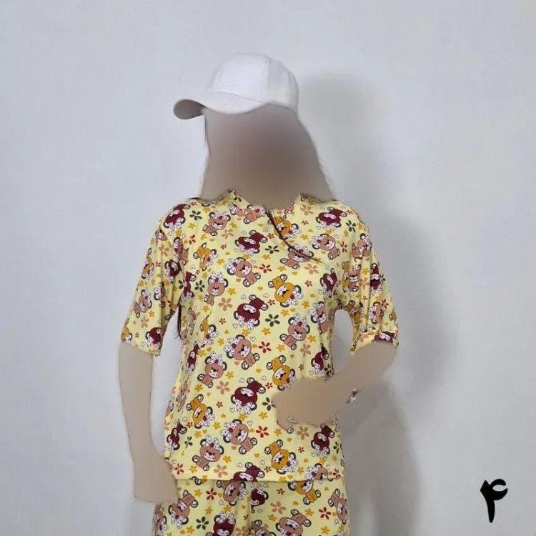 تیشرت گیاهی وارداتی زنانه سایز 1 و 2