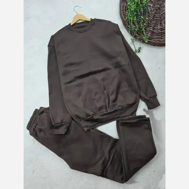 ست هودی و شلوار اسپرت دورس توکرکی جیبدار فری سایز