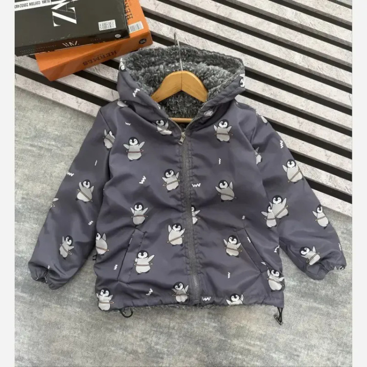 سویشرت بچگانه تو خز ضد آب مناسب 2 تا 8 سال